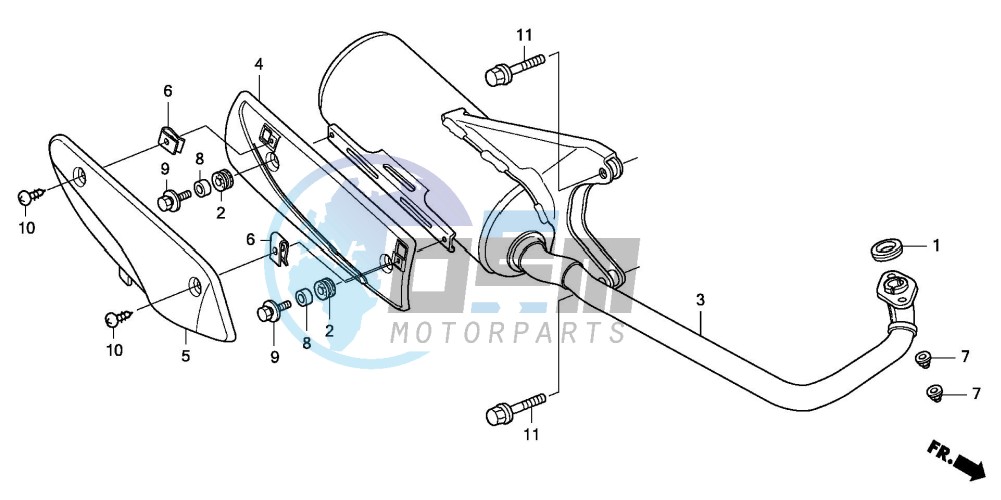 EXHAUST MUFFLER