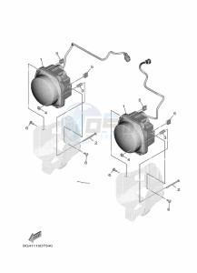 YXE850EN YX85EPAN (BANP) drawing HEADLIGHT