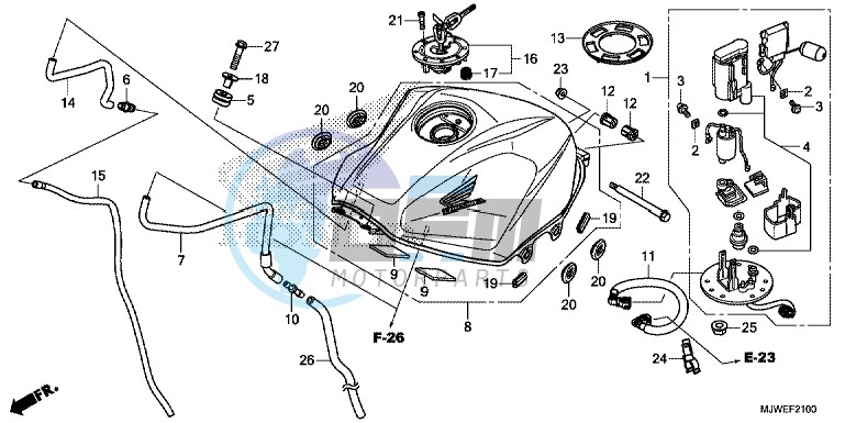 FUEL TANK/FUEL PUMP