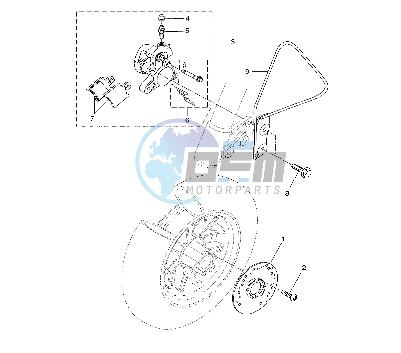 FRONT BRAKE CALIPER