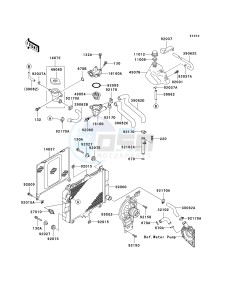 EX 500 D [NINJA 500R] (D6-D9) [NINJA 500R] drawing RADIATOR