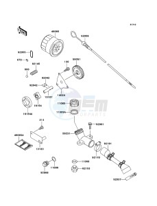 MULE 3000 KAF620G6F EU drawing Oil Pump