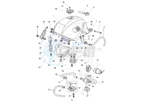 BT BULLDOG 1100 drawing FUEL TANK