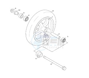 NXC CYGNUS X 125 drawing FRONT WHEEL