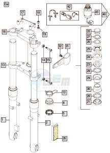 FUNSPORT_R_K8-L0 50 K8-L0 drawing Front fork