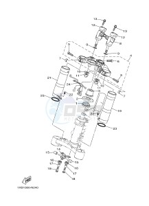 MT07A MT-07 ABS 700 (1XB6 1XB8) drawing STEERING