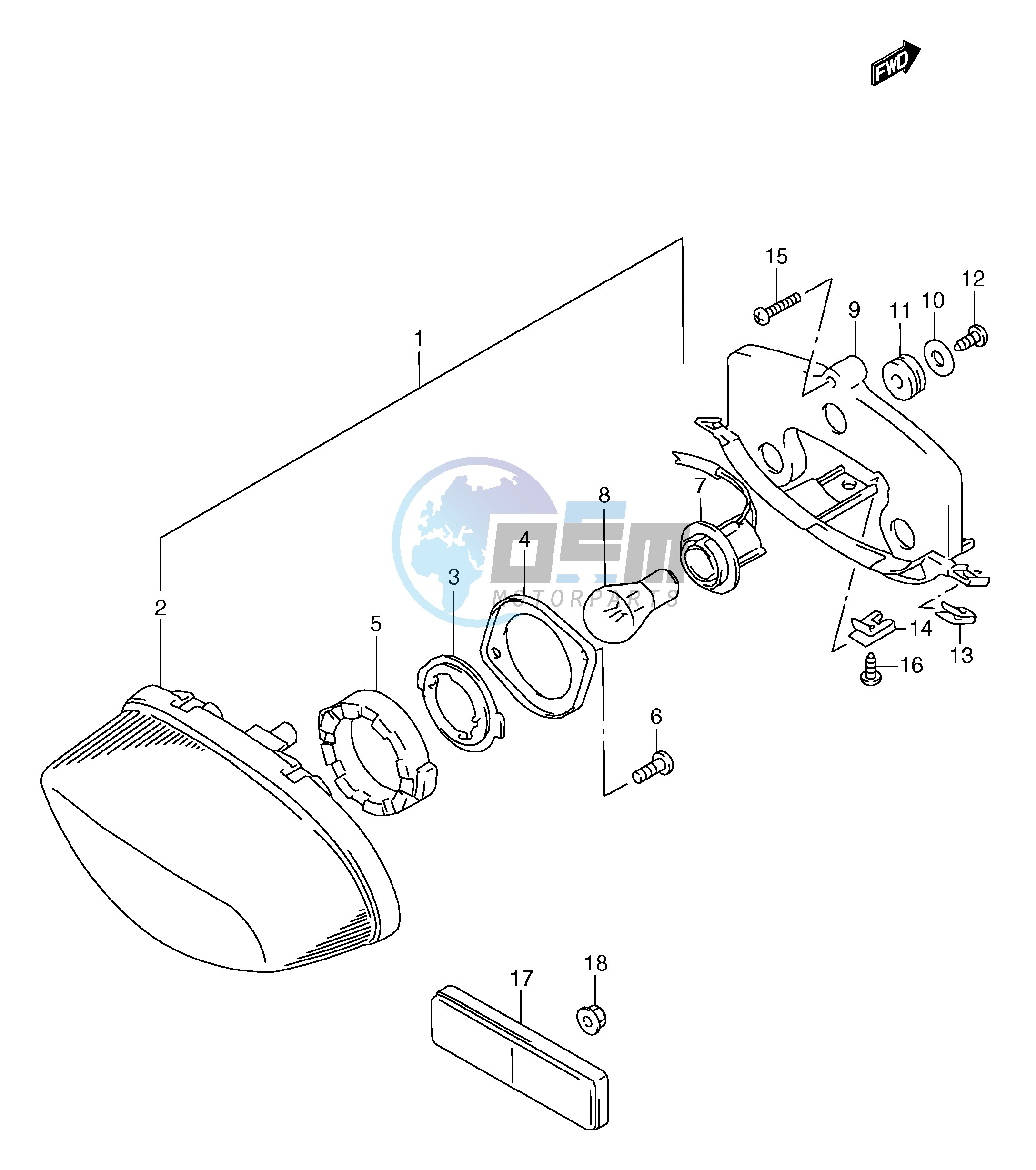 REAR COMBINATION LAMP