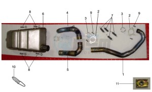 RXV-SXV 450-550 Enduro-Supermotard drawing Exhaust unit