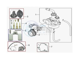 TRACKRUNNER 180 drawing CARBURATOR