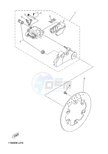 XT660Z TENERE (2BD3) drawing REAR BRAKE