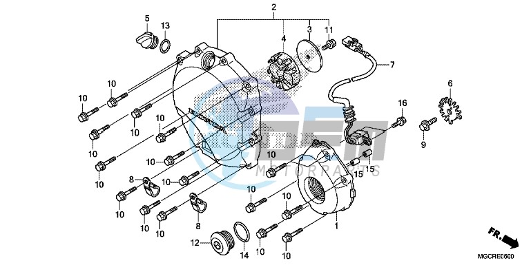 RIGHT CRANKCASE COVER