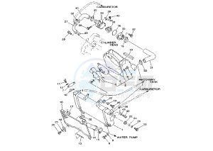 TDM 850 drawing RADIATOR-HOSE