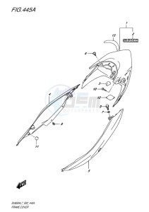 SV650 ABS EU drawing FRAME COVER (YKV)