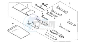 VTX1800C1 drawing TOOLS