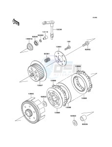 KX65 KX65A9F EU drawing Clutch