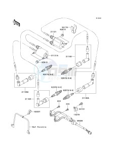 VN 1500 N [VULCAN 1500 CLASSIC FI] (N1-N3) [VULCAN 1500 CLASSIC FI] drawing IGNITION SYSTEM