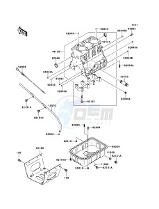 MULE 4010 DIESEL 4x4 KAF950F9F EU drawing Crankcase