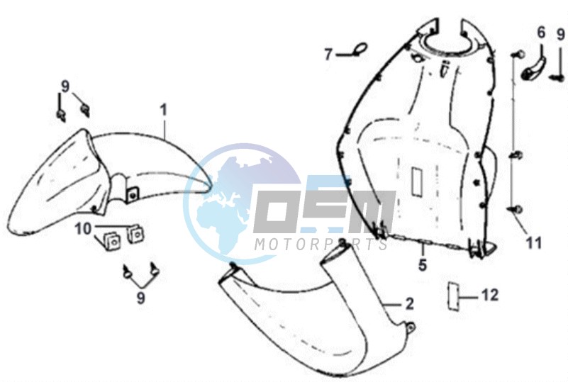 FR PLATE / FRONT FENDER