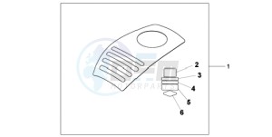 XL1000V9 Ireland - (EK) drawing TANK PROTECTION COVER