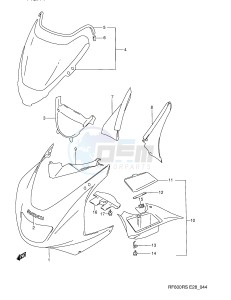 RF600R (E28) drawing COWLING BODY