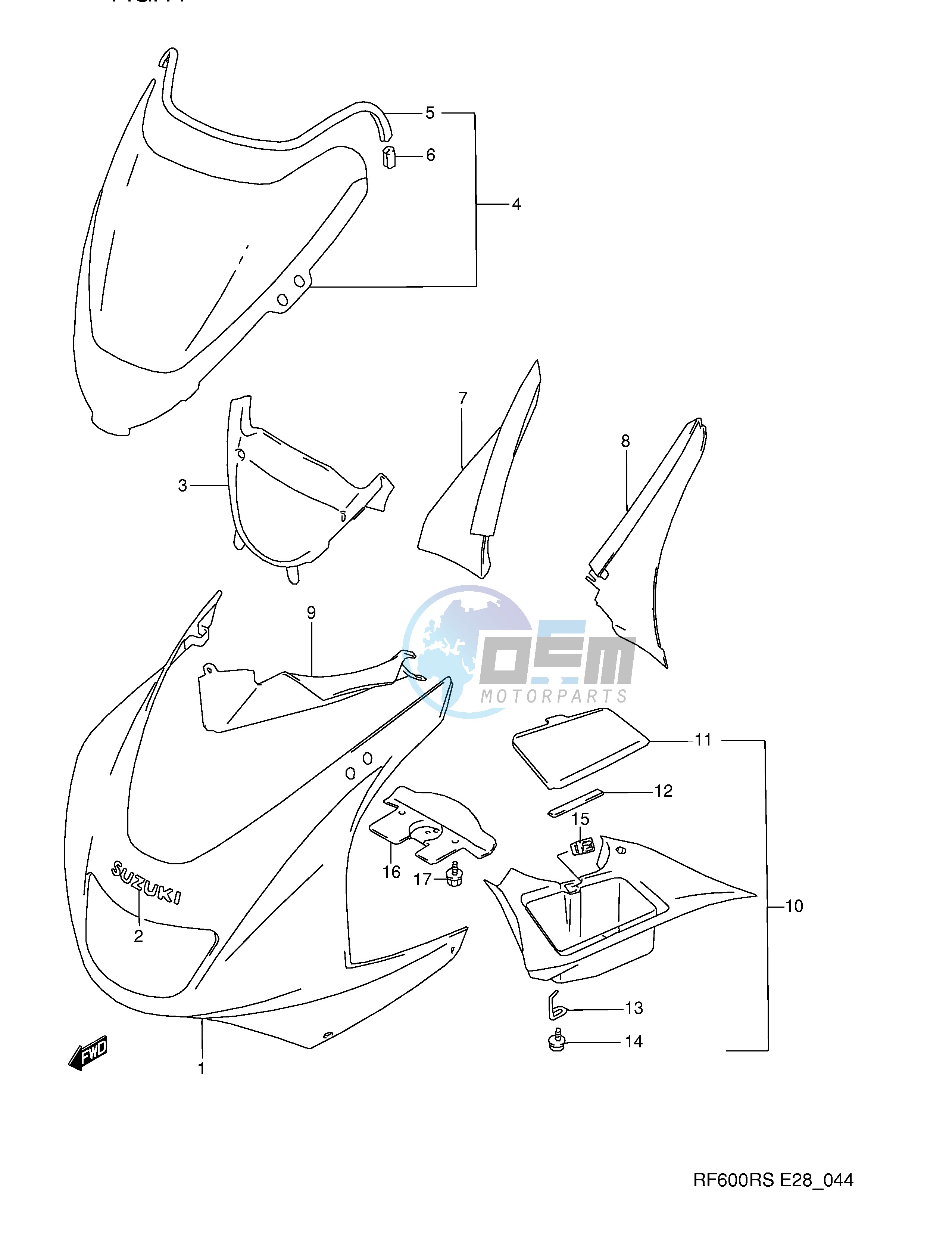 COWLING BODY