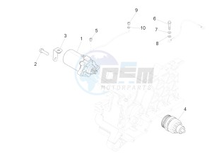 Liberty iGet 50 4T 3V (NAFTA) drawing Stater - Electric starter