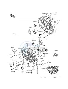 KLX250 KLX250SHF XX (EU ME A(FRICA) drawing Crankcase