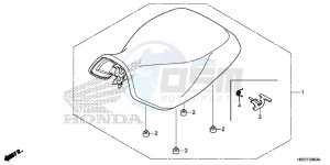 TRX420TM1F TRX420 Europe Direct - (ED) drawing SEAT