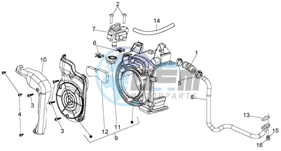 Secondairy air box