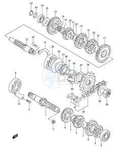 GZ250 (P19) drawing TRANSMISSION