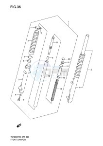 TS185ER (E71) drawing FRONT DAMPER