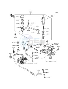 Z800 ABS ZR800DGF UF (UK FA) XX (EU ME A(FRICA) drawing Rear Master Cylinder