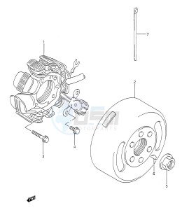 TS200R (E28) drawing MAGNETO