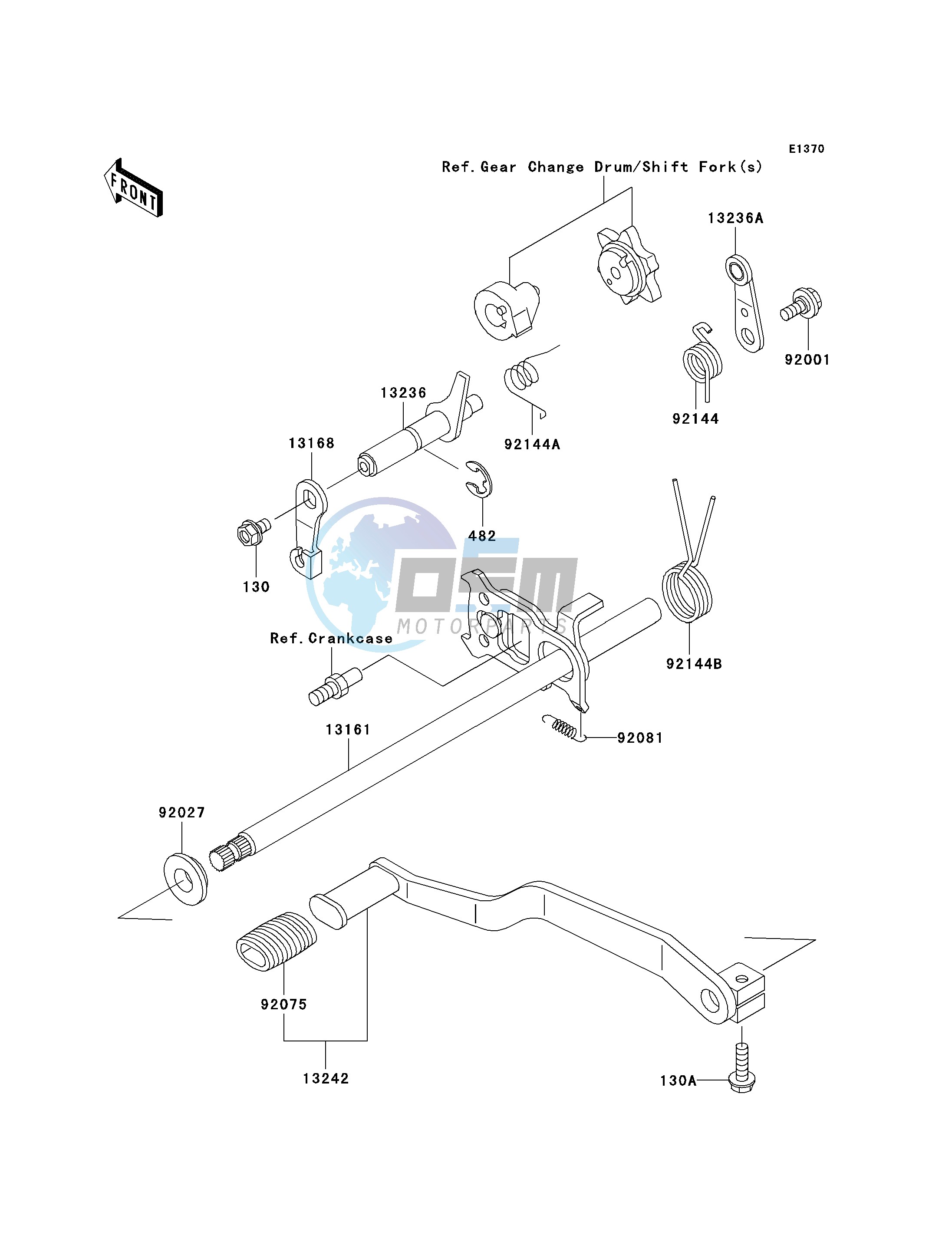 GEAR CHANGE MECHANISM