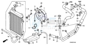 SH300AR9 France - (F / ABS CMF SPC TBX) drawing RADIATOR