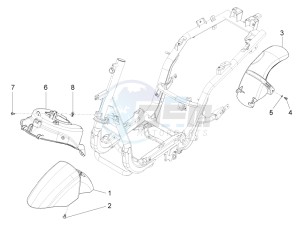 Fly 125 4t e3 (Vietnam) Vietnam drawing Wheel housing - Mudguard