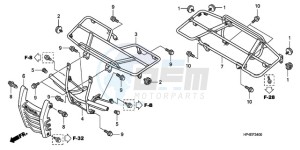 TRX420FEA Europe Direct - (ED / 4WD) drawing CARRIER