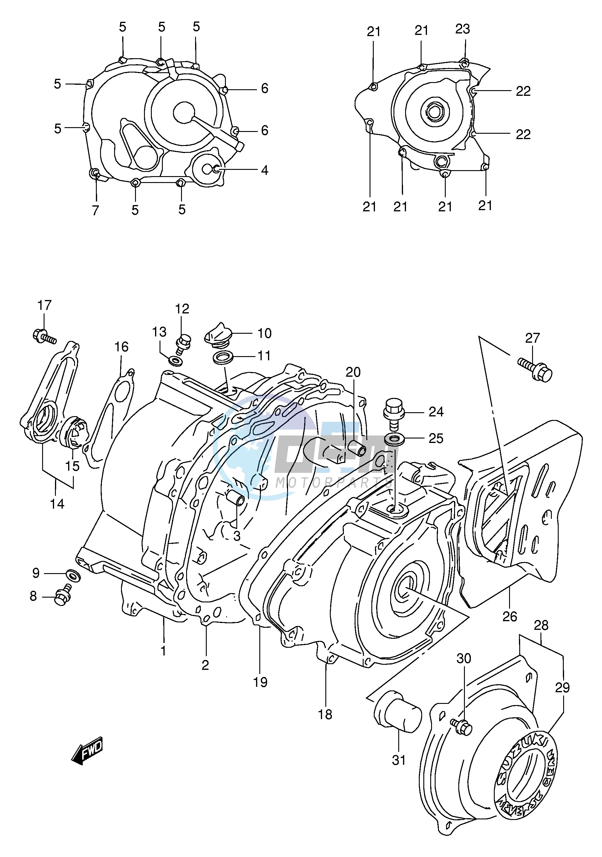 CRANKCASE COVER