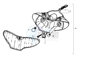 Runner PUREJET 50 drawing Head lamp