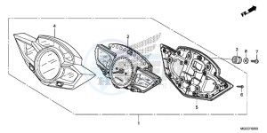 VFR1200FF VFR1200F UK - (E) drawing METER