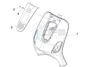 GTS 250 ie Super USA drawing Front shield