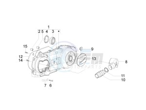 S 150 4T 2V E3 Taiwan drawing Crankcase cover and cooling