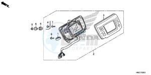 TRX500FAE TRX500FA Europe Direct - (ED) drawing METER