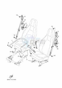 YXZ1000E YXZ1000R (B5J7) drawing SEAT 2