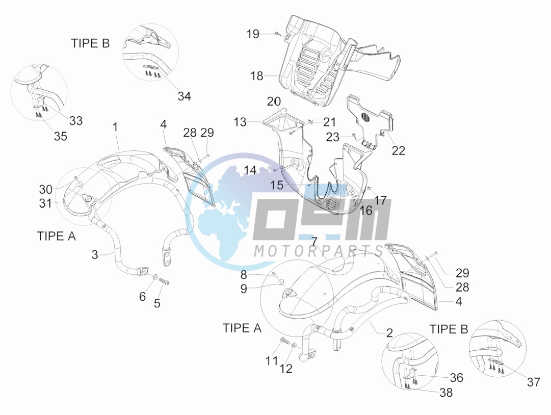 Wheel housing - Mudguard