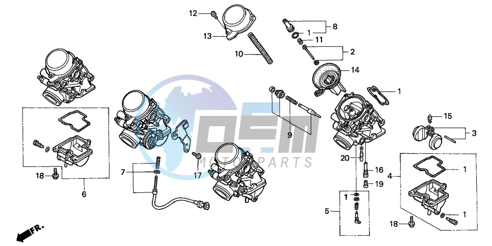 CARBURETOR (COMPONENT PARTS)