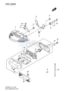 GSR750Z EU drawing REAR COMBINATION LAMP