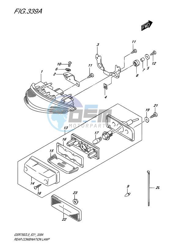 REAR COMBINATION LAMP