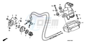 CBR600RRA Europe Direct - (ED / 2ED) drawing SERVO MOTOR