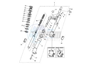 YQ AEROX 50 drawing FRONT FORK